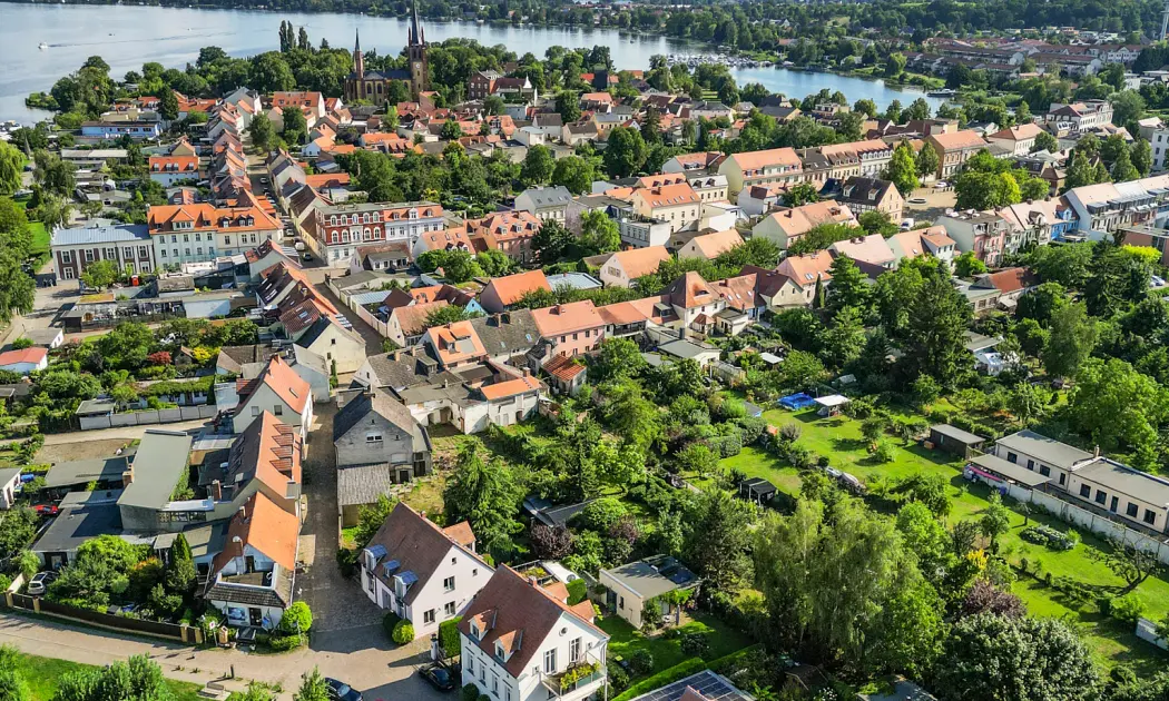 Luftbild von Werder
