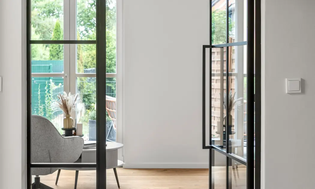 Transparente Raumtrennung