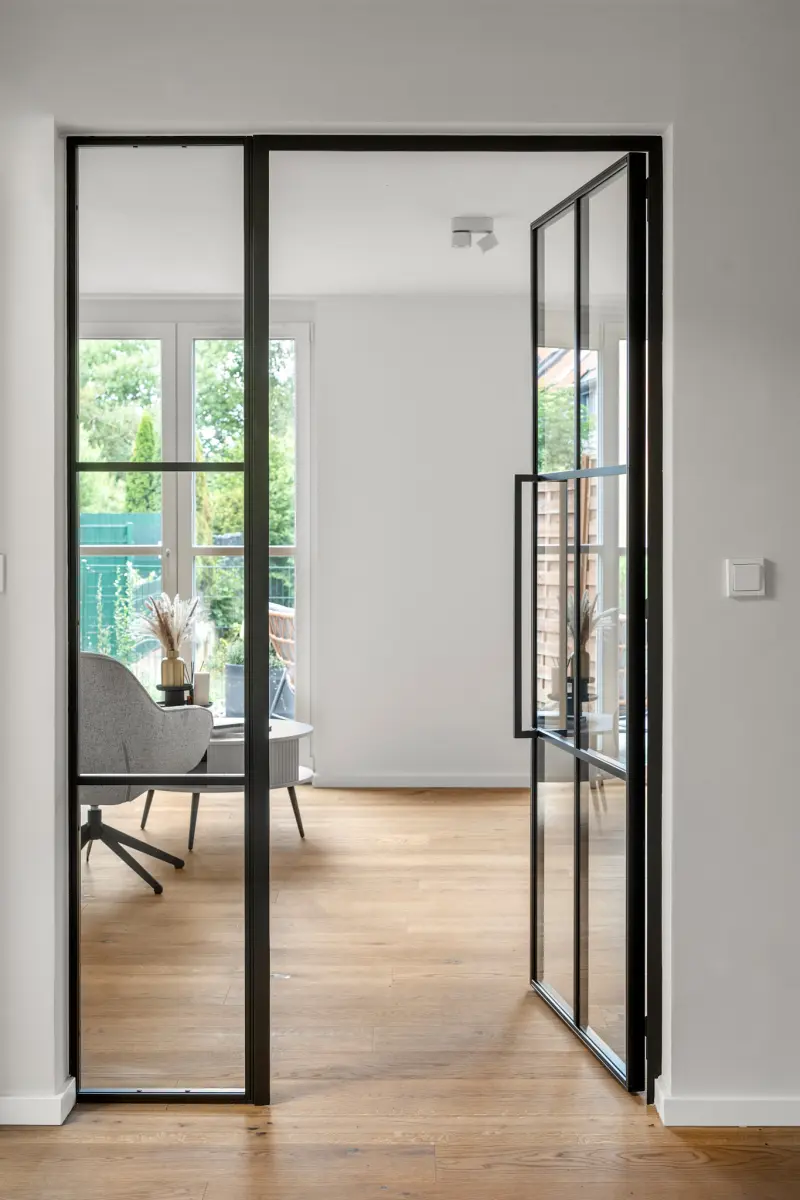 Transparente Raumtrennung